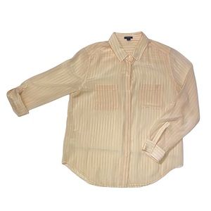 Silk Ann Taylor Button Down